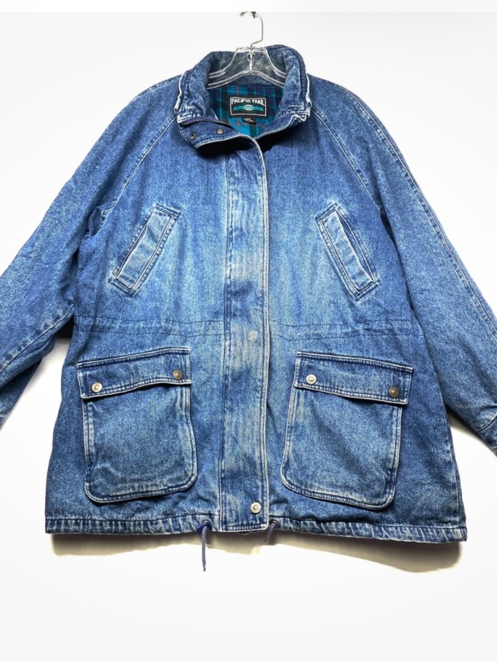 Vintage Pacific Trail Denim Jacket with Front Pockets